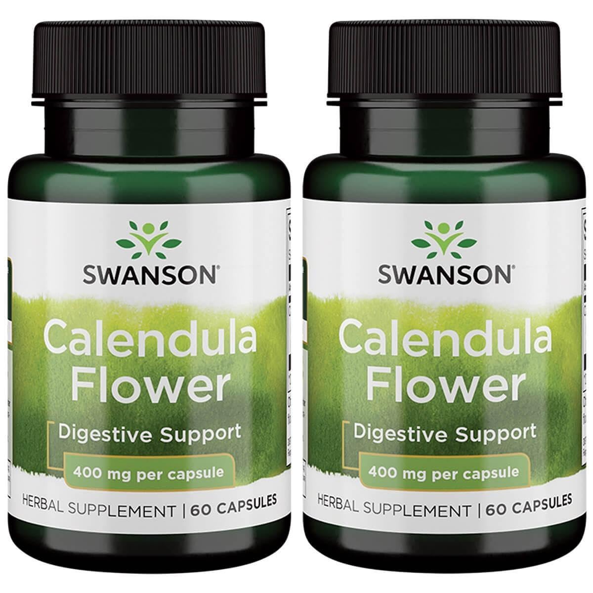Swanson Calendula Flower 400 mg bottle for daily wellness