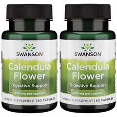 Swanson Calendula Flower 400 mg bottle for daily wellness