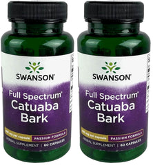 Swanson Catuaba Bark bottle promotes daily stamina support.