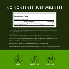 Swanson Chelated Magnesium ingredients panel highlights chelated glycinates for balanced intake