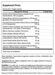 Swanson Circulation Essentials label highlights odor-controlled garlic for discreet daily use