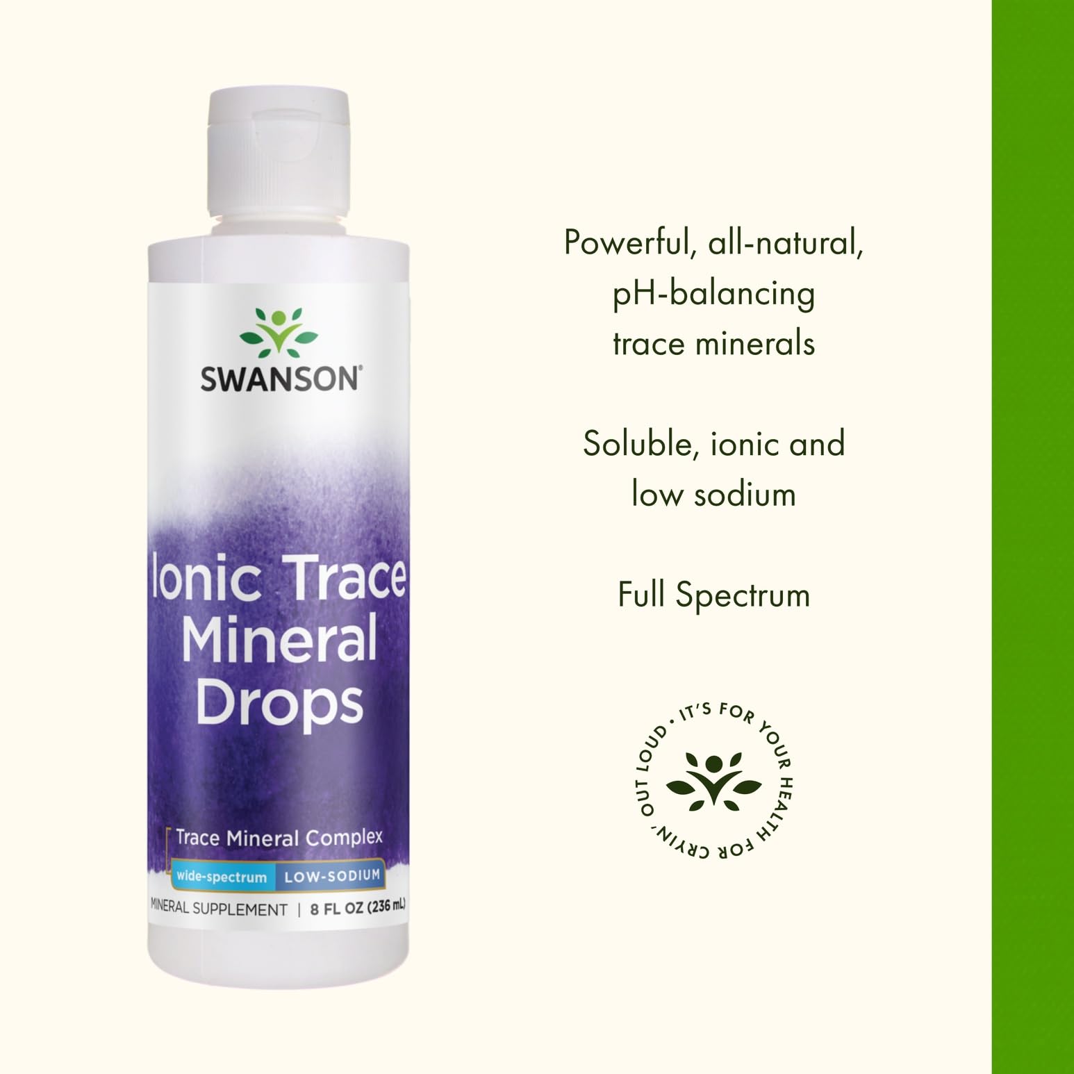 Swanson Concentrace dropper dispense enables precise mineral dosing