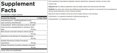 Swanson Immune Essentials bottle back emphasizes ingredients and notes.