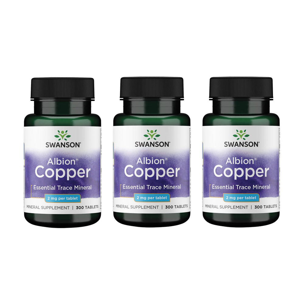 Swanson Copper Antioxidant bottle showing daily immune and joint support potential.