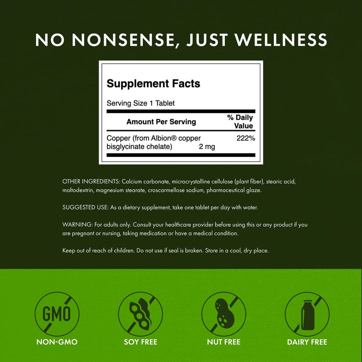 Swanson Copper Antioxidant capsules pack ready for daily use