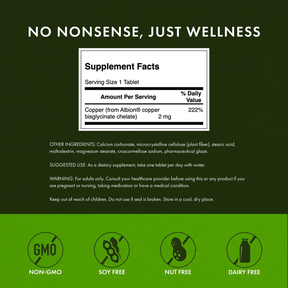 Swanson Copper Antioxidant capsules pack ready for daily use