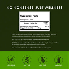 Swanson Copper Antioxidant capsules pack ready for daily use