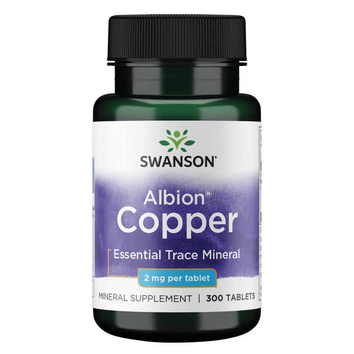 Swanson Copper Mineral Tablets for daily mineral support.