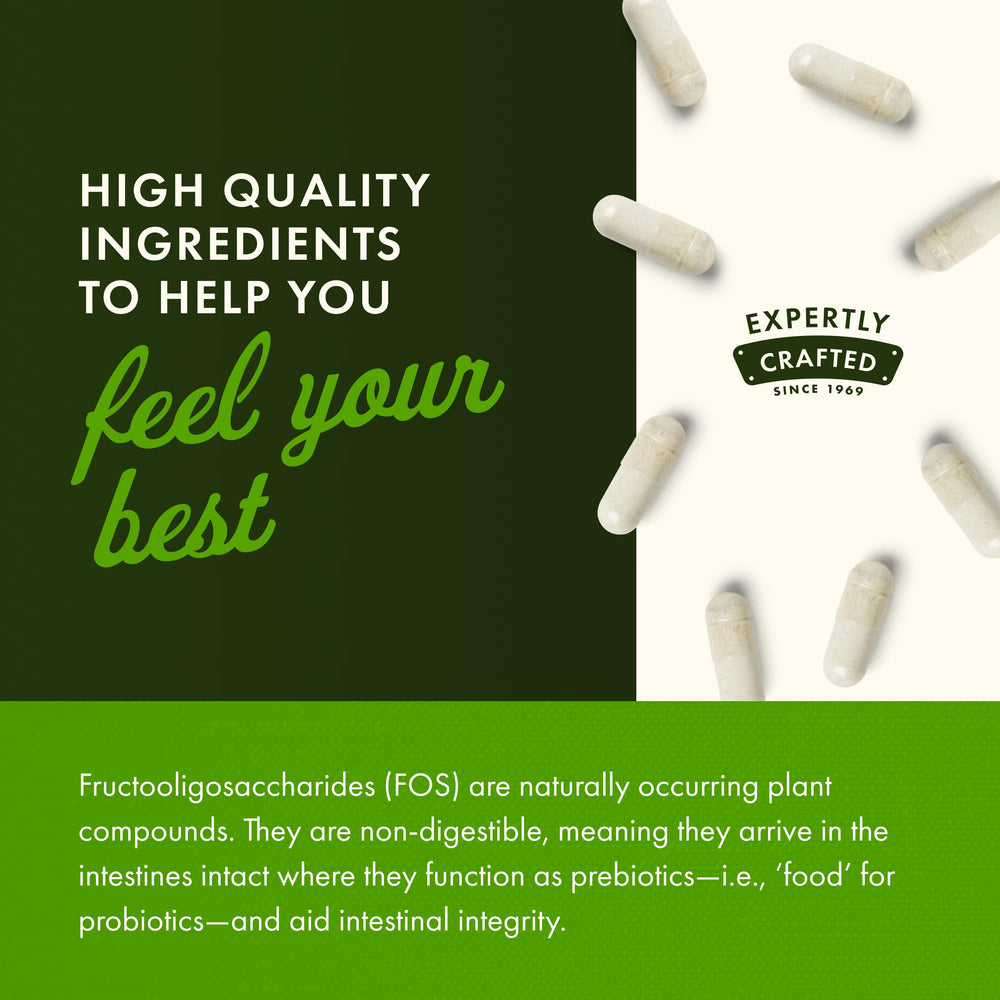 Swanson 60 veggie capsules suggest convenient daily probiotic routine.