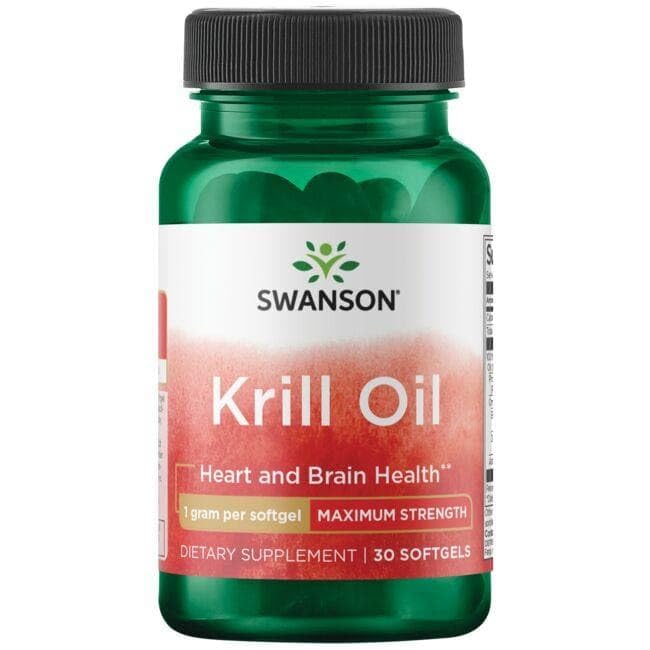 Swanson EFA Krill Oil packaging box on display