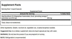 Swanson EFA Omega-7 Oil bottle label showing non-GMO claim.