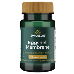 Swanson Eggshell Membrane bottle with capsules, supports joint comfort and daily mobility.