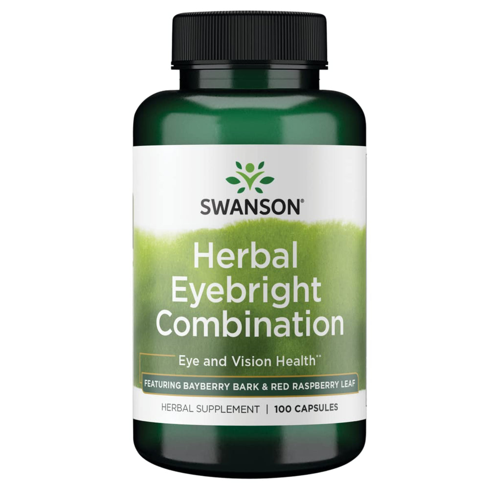 Swanson Eyebright Combination bottle front view for daily eye support and seasonal comfort