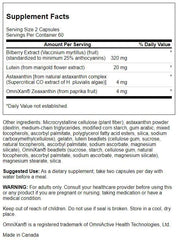 Swanson Eyesalive capsules close-up highlighting daily eye nutrition.