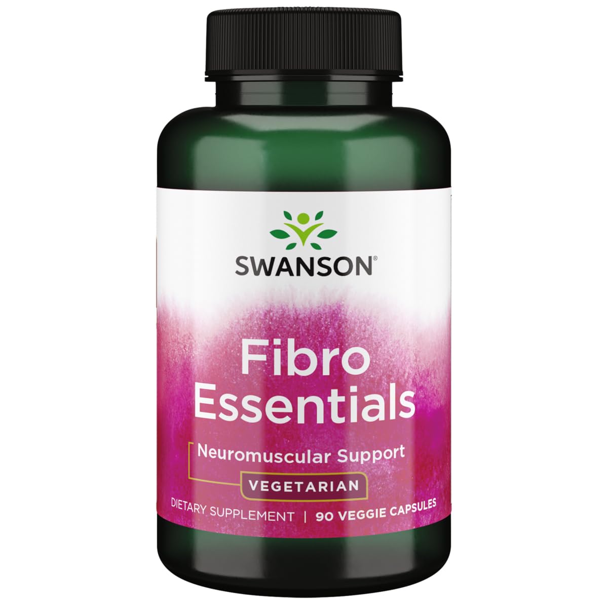 Swanson Fibro Essentials bottle with capsules for neuromuscular support