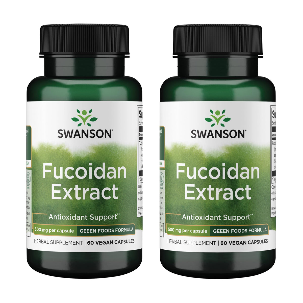 Swanson fucoidan extract 500mg bottle for daily immune support