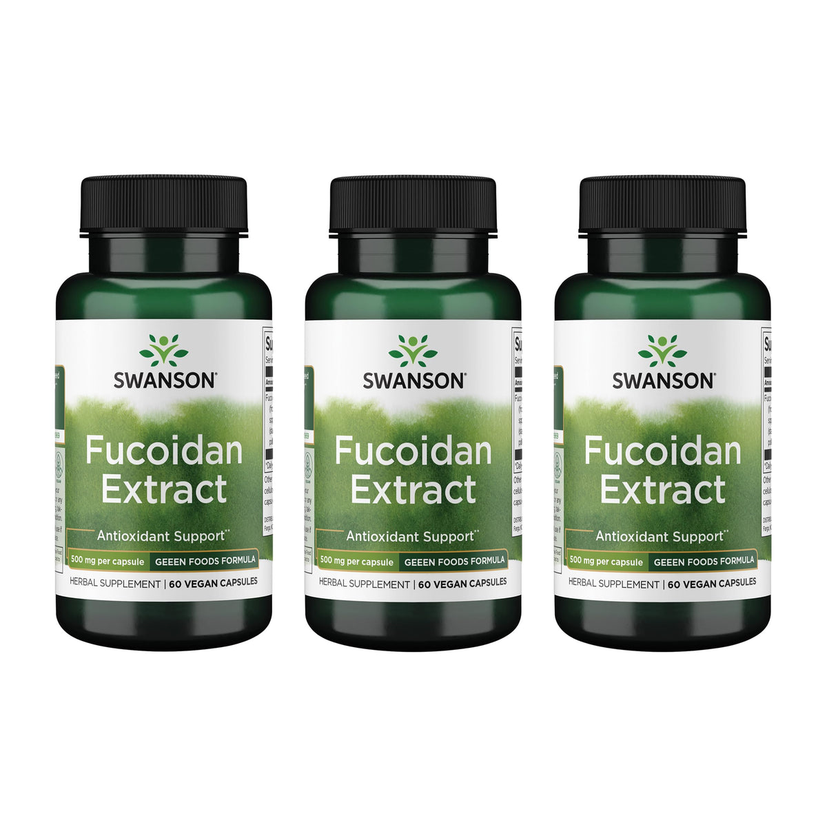 Swanson Fucoidan Extract bottle on a table for daily immune support
