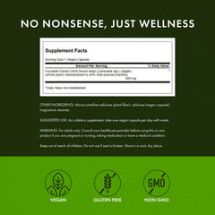 Swanson Fucoidan Extract label front highlights natural ingredients.