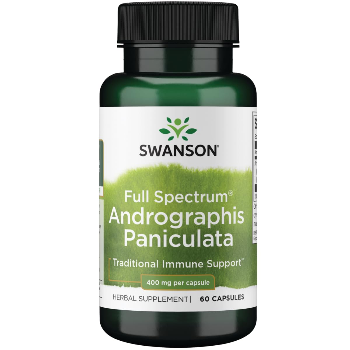 Swanson Full Spectrum Andrographis Paniculata bottle for immune support.