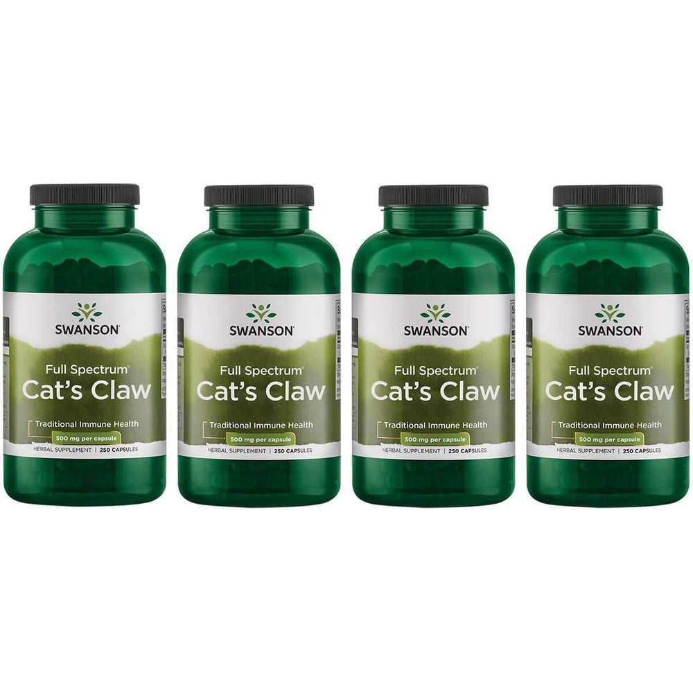 Swanson Full Spectrum Cat's Claw bottle highlighting antioxidant support