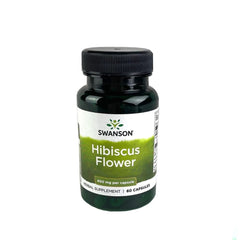 Swanson hibiscus full-spectrum bottle highlights natural heart support in a trusted herbal formula.