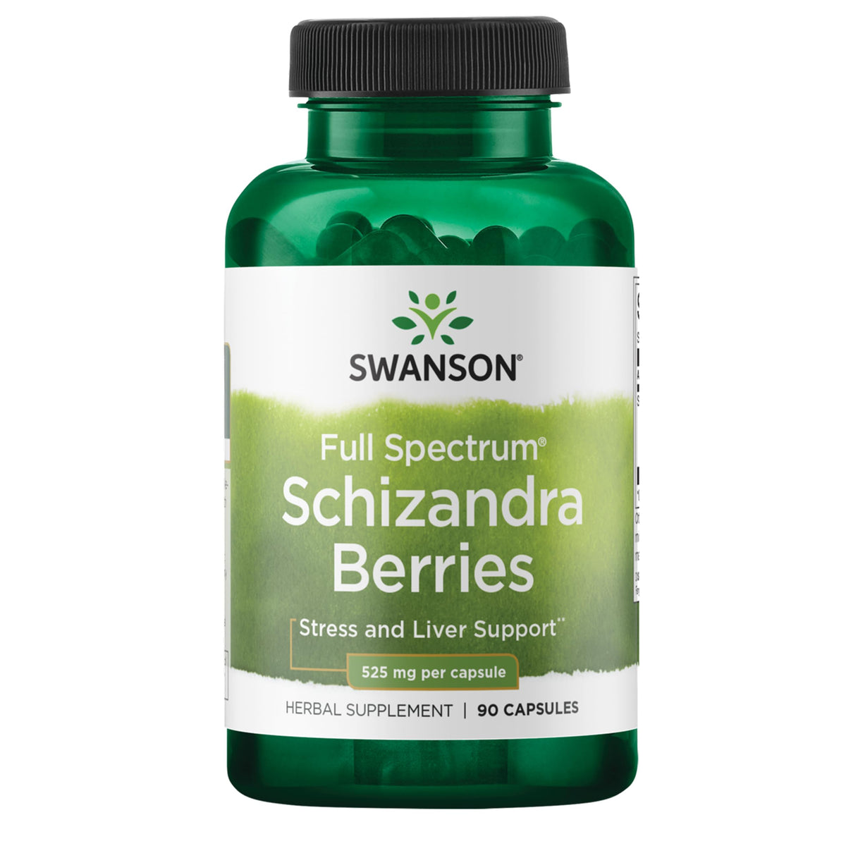 Swanson full spectrum schizandra berries bottle for stress support