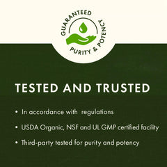Swanson ingredients panel reveals turmeric, ashwagandha, and ginseng blend.