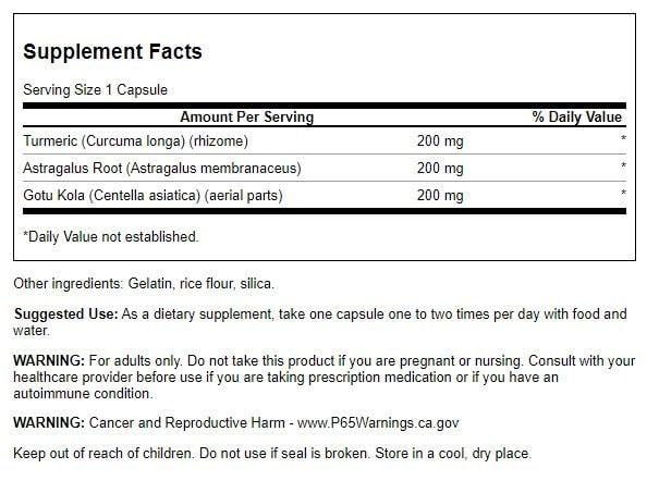 Swanson Full Spectrum Turmeric capsules close-up highlighting antioxidant support