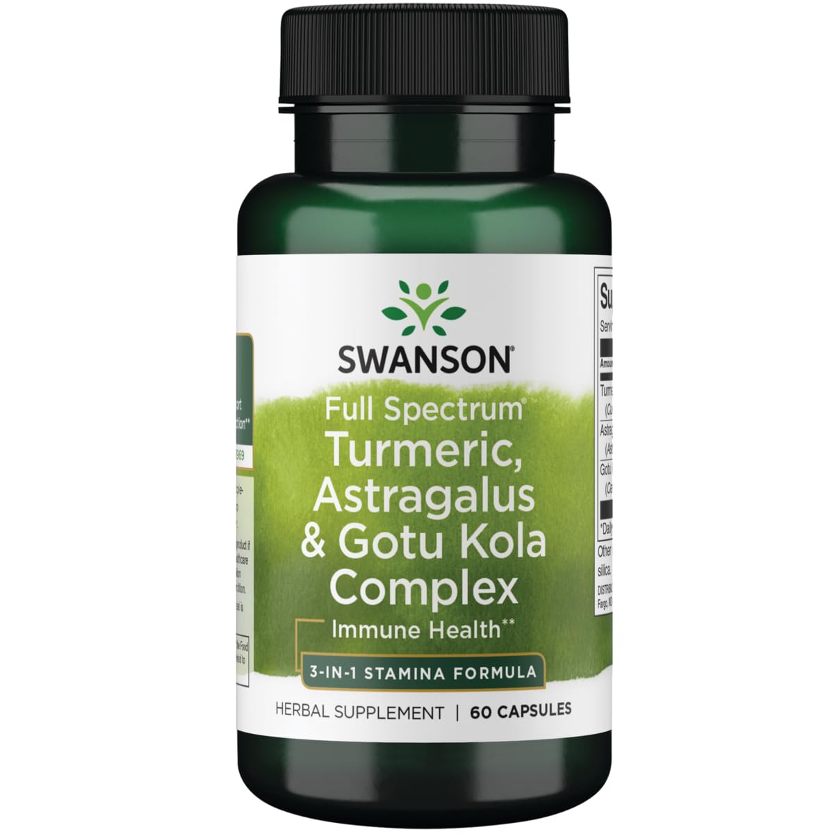 Swanson Full Spectrum Turmeric capsules bottle for daily wellness