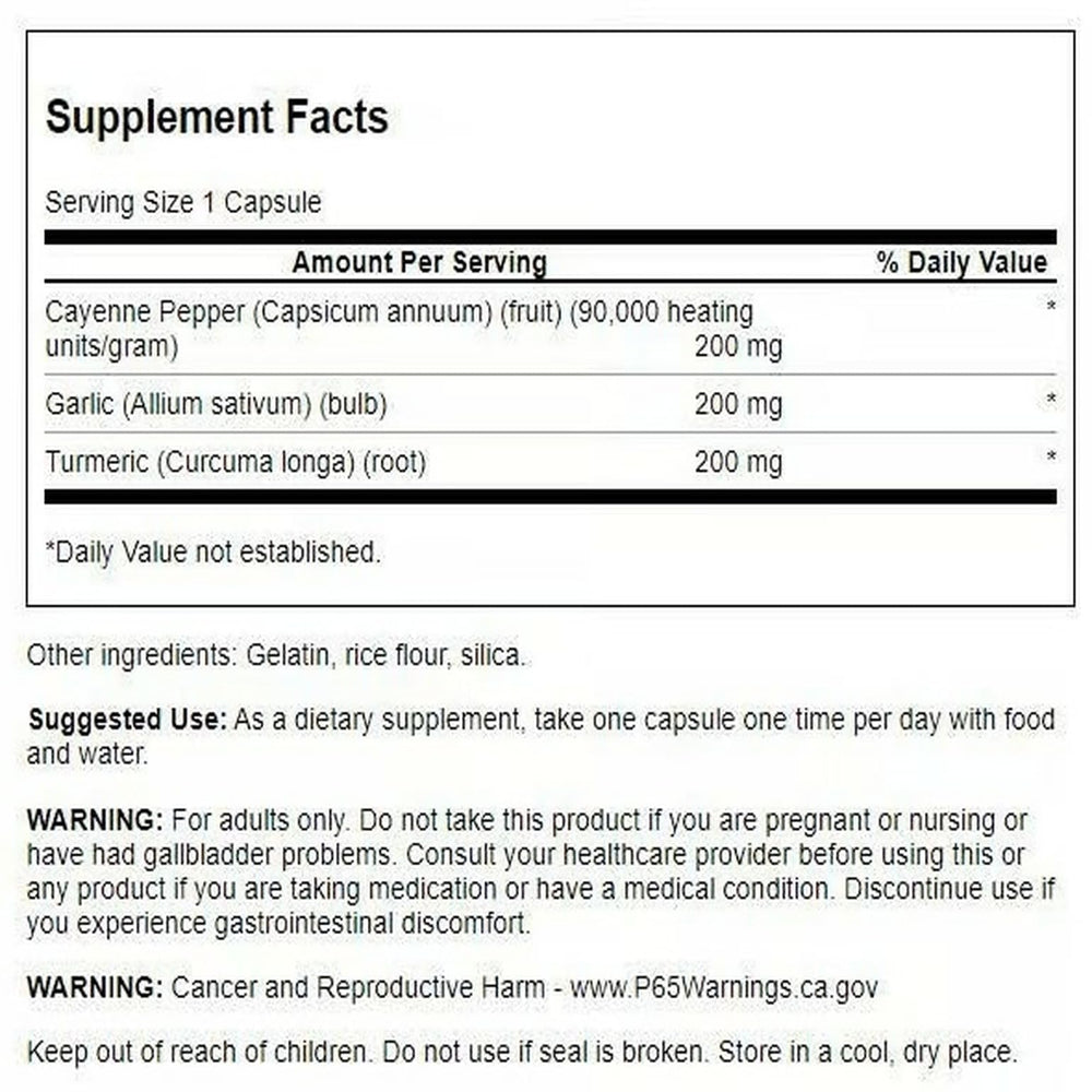 Close-up of Swanson full-spectrum label highlighting the herbal blend.