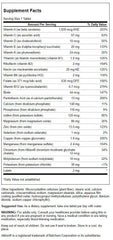 Swanson Geromulti capsules closeup highlighting easy-to-take vitamins
