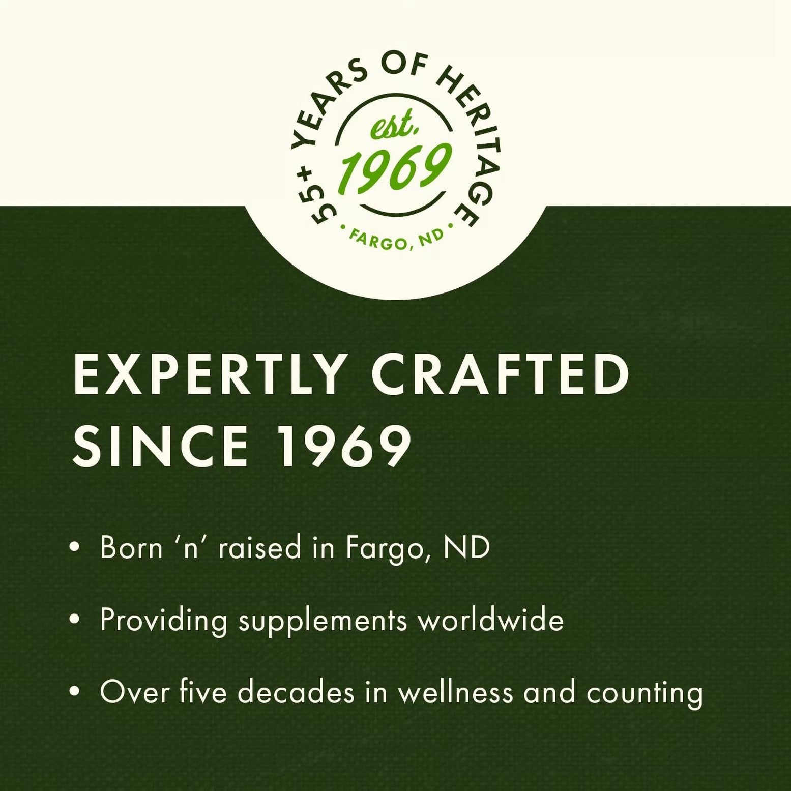 Swanson bottle back label detailing supplement information and usage directions.