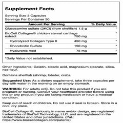 Swanson capsules closeup, easy daily intake for ongoing joint support.