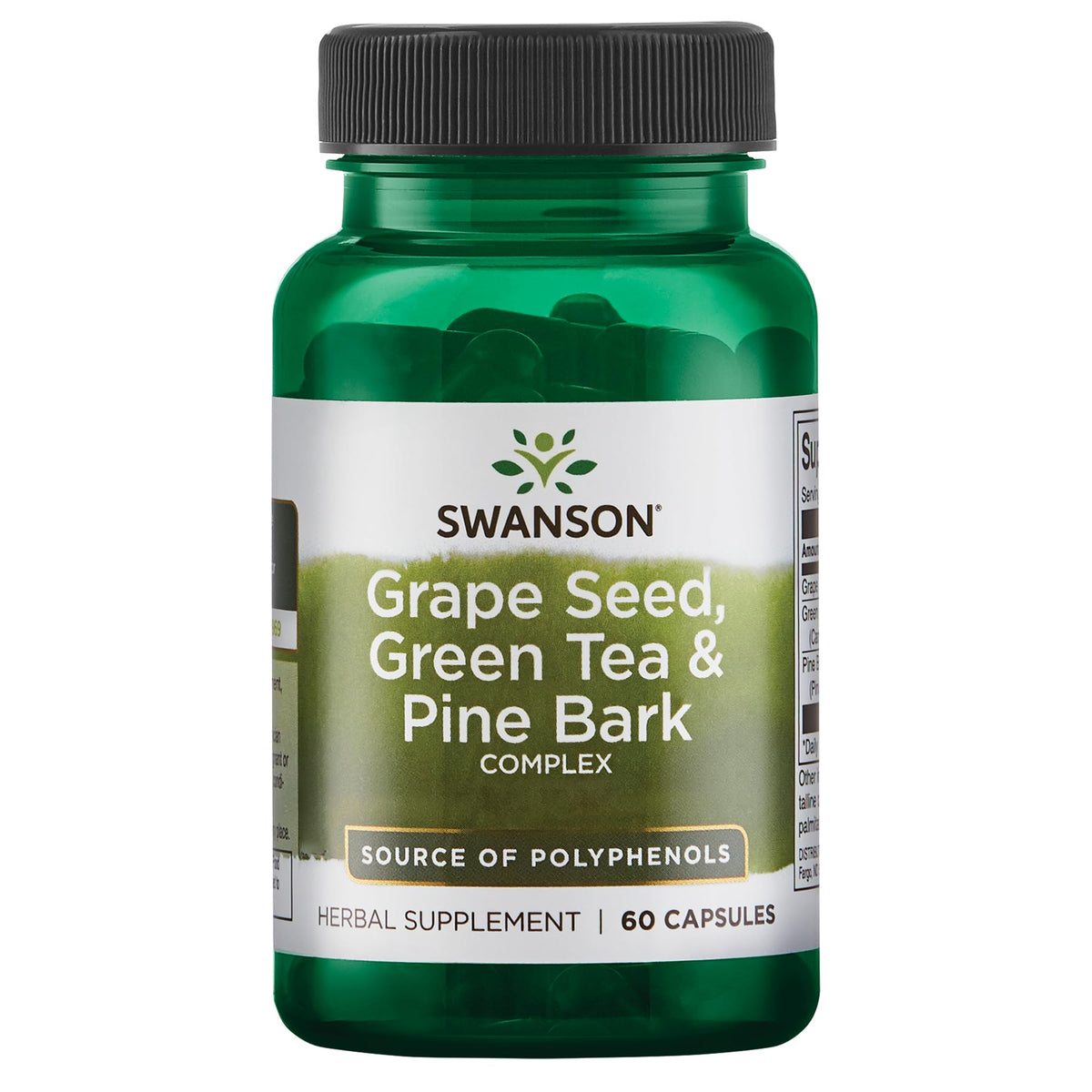 Swanson Grape Seed Green Tea Pine Bark Complex bottle for daily antioxidant support