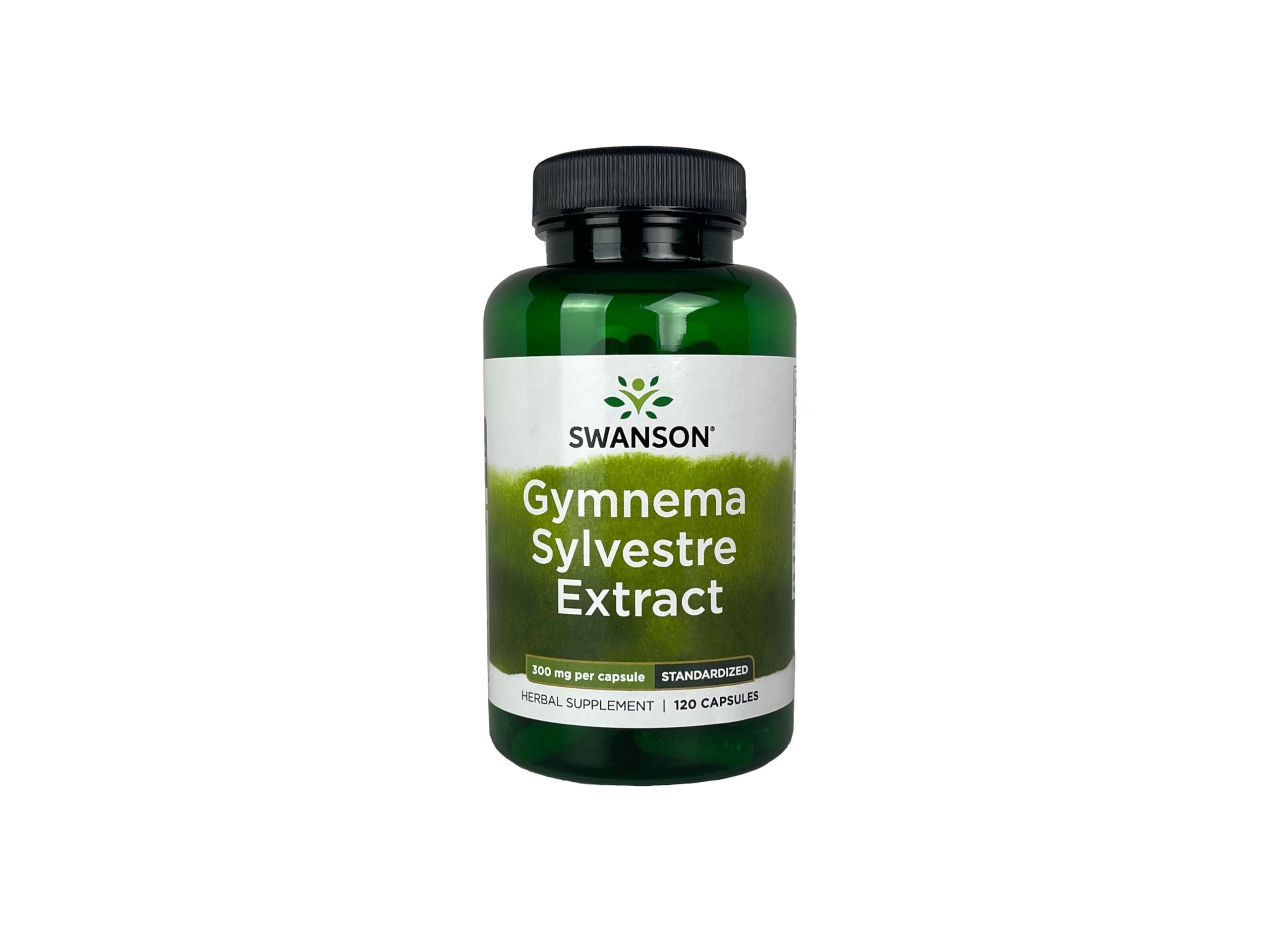 Swanson gymnema sylvestre extract bottle close-up highlighting healthy choice support