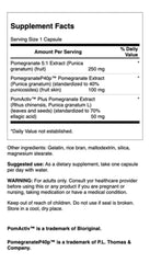 Swanson Herb Pomegranate Complex packaging emphasizes non-GMO formulation.