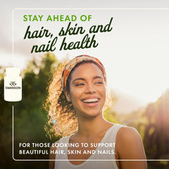 Swanson Horsetail capsules close-up showing 500 mg per capsule for hair, skin, and nails