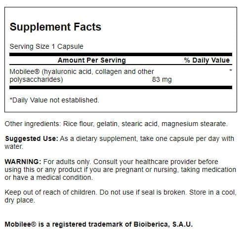 Swanson Hyal-Joint capsules pictured for convenient daily joint support.
