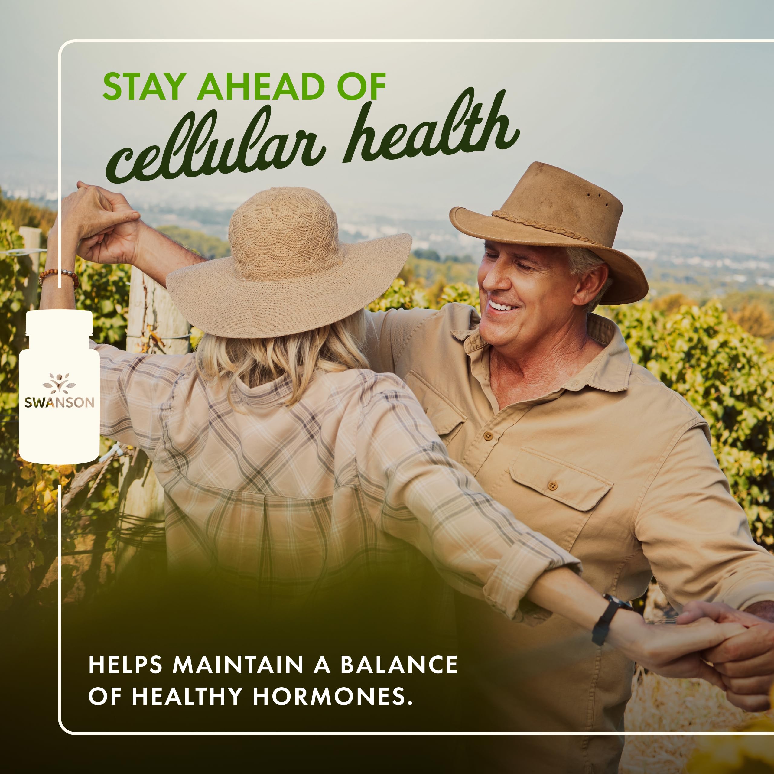 Swanson I3C with Resveratrol capsules, easy daily dose for holistic wellness potential.