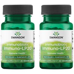 Swanson Immunobiotic Immuno-Lp20 capsules promote immune balance and digestive comfort.