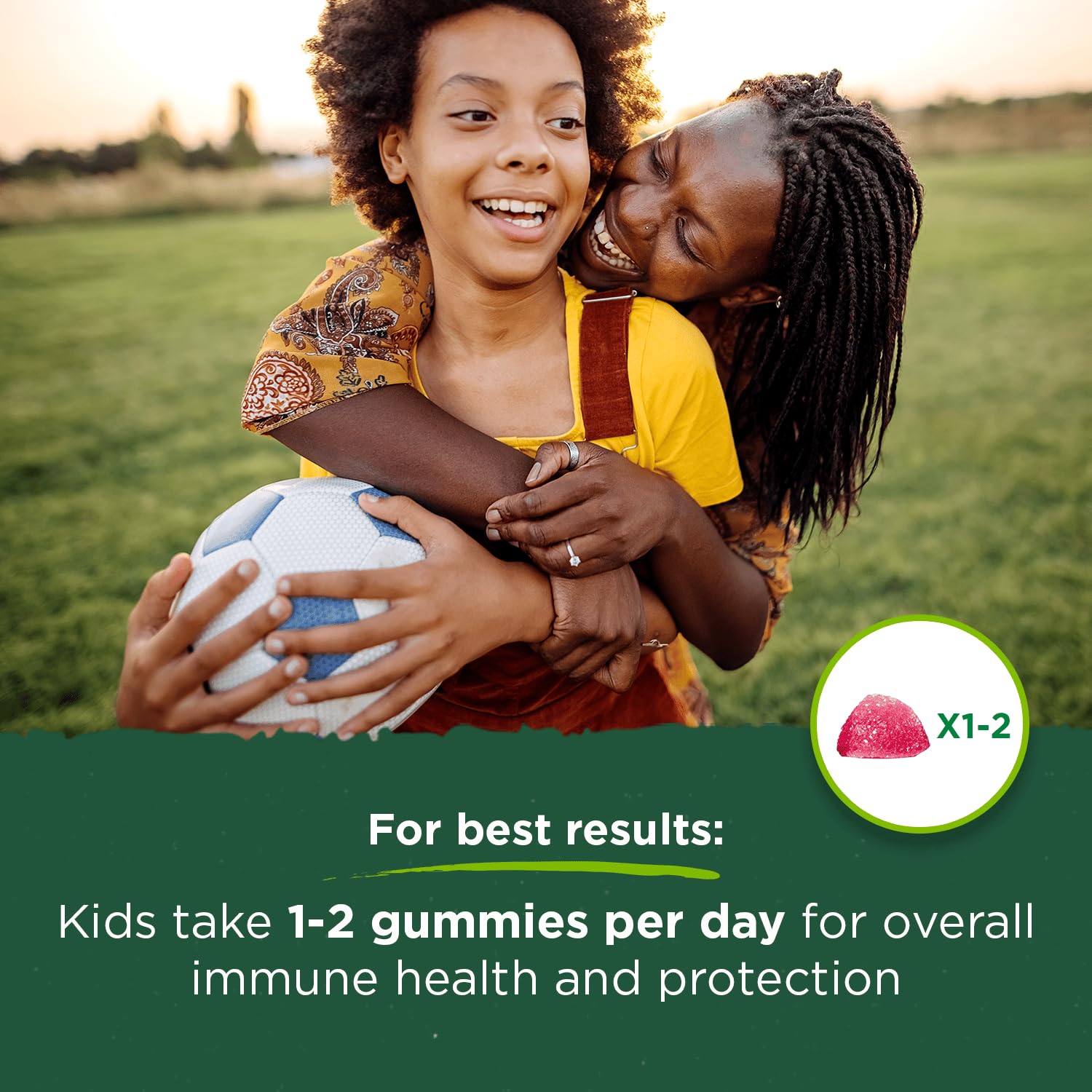 Swanson Kids Vitamin C Gummies box with age-appropriate dosing for children