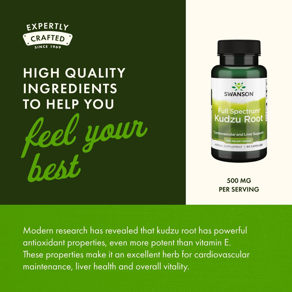 Swanson Kudzu Root lifestyle shot for everyday balance.