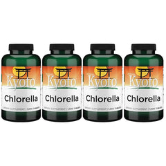 Swanson Kyoto chlorella bottle front for daily vegetarian wellness
