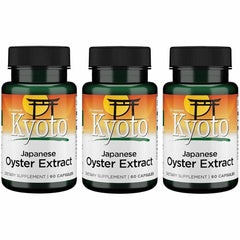 Swanson Kyoto Oyster Extract bottle close-up with capsules for daily wellness.