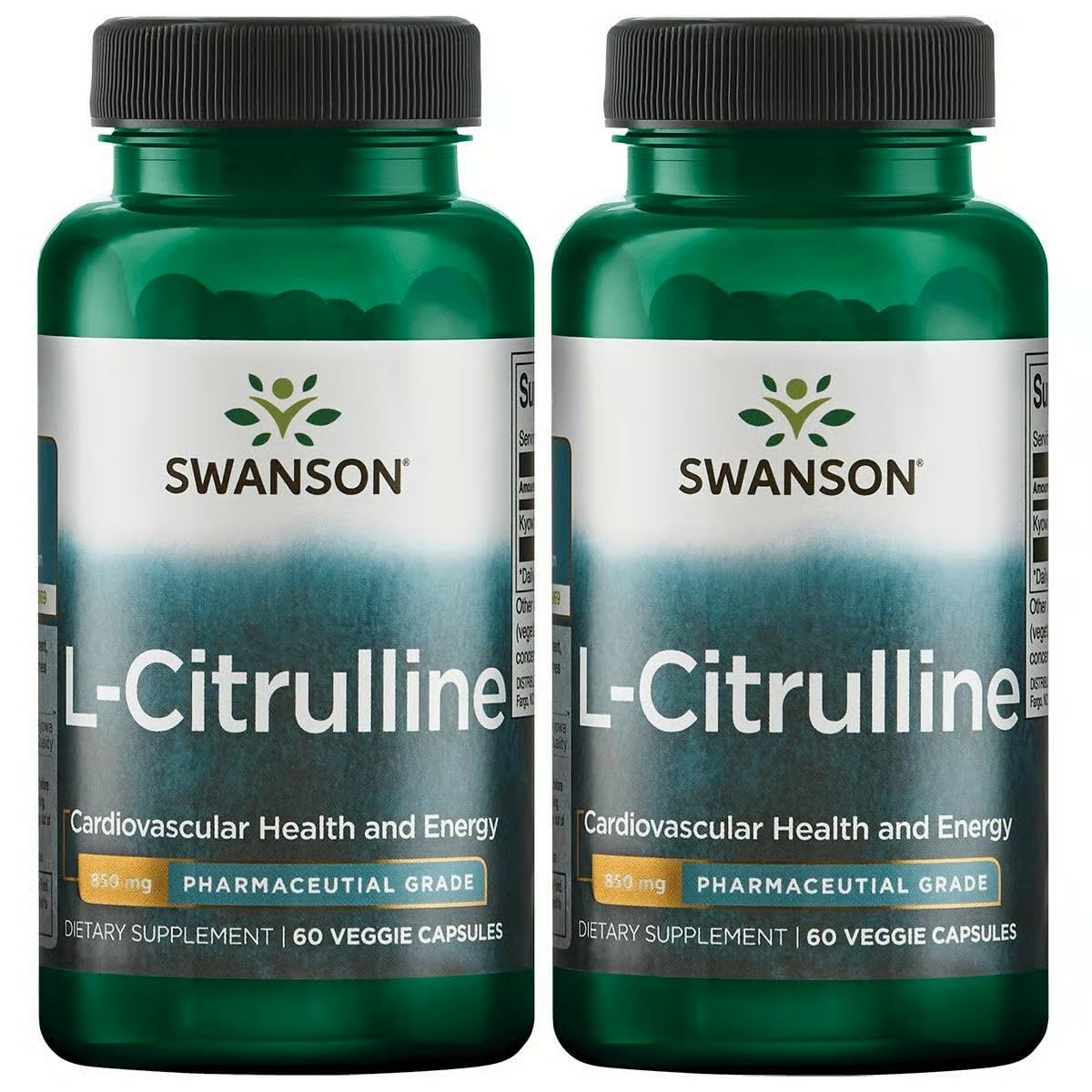Swanson L-Citrulline bottle front shows branding for easy recognition.
