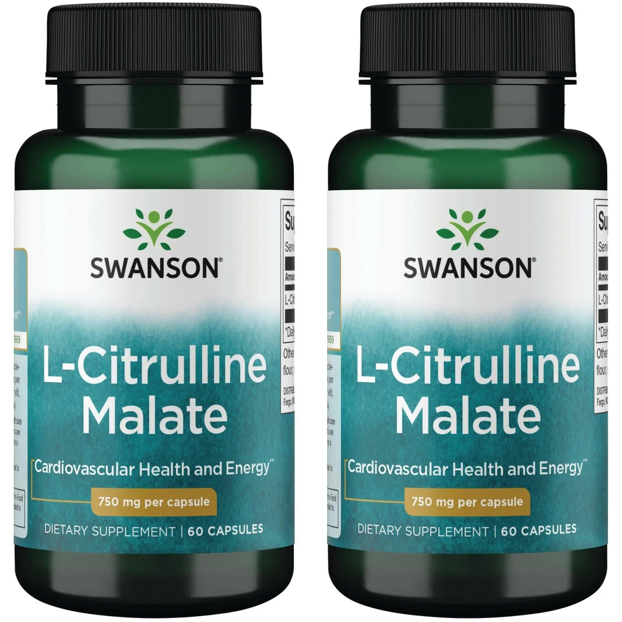 Swanson L-Citrulline Malate bottle cap for daily energy support
