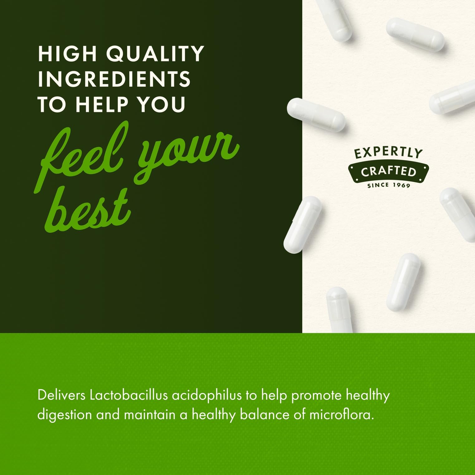 Swanson Lactobacillus Acidophilus store display conveys trusted quality