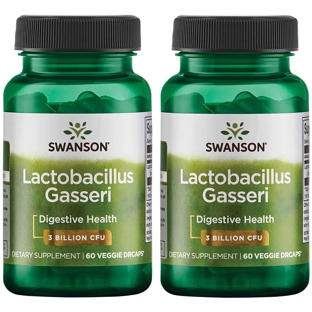 Swanson Lactobacillus Gasseri bottle front with probiotic strength