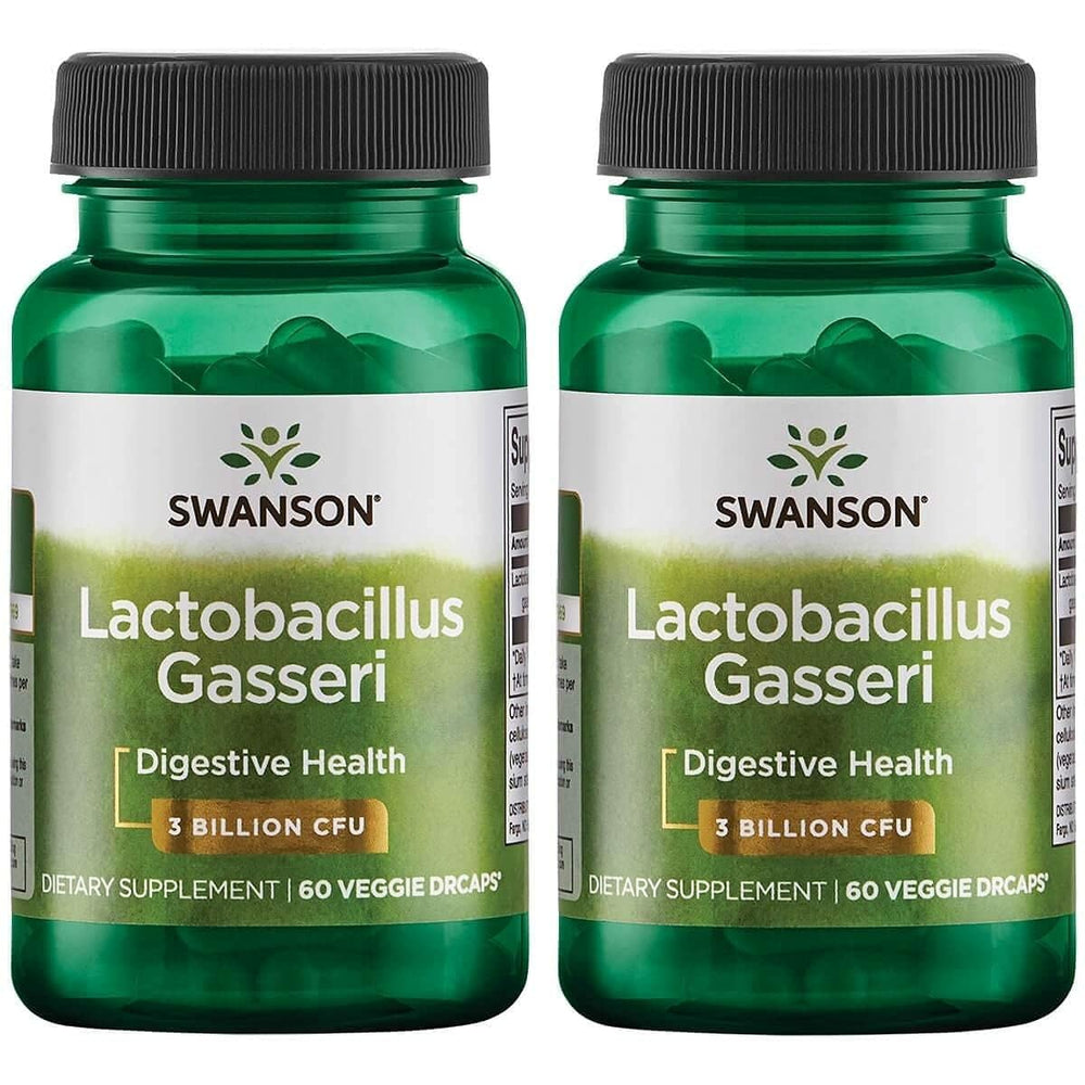 Swanson Lactobacillus Gasseri bottle front with probiotic strength