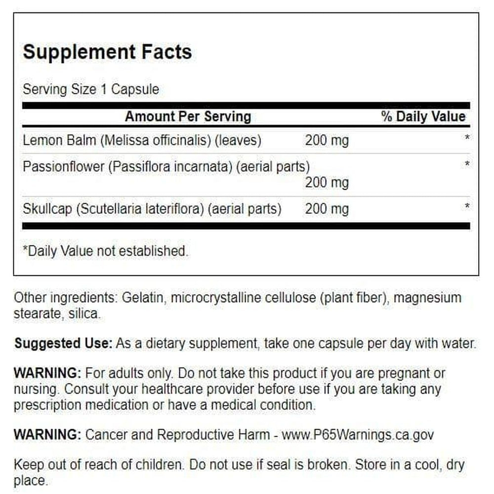 Closeup of capsules highlights easy-to-swallow form for everyday balance.